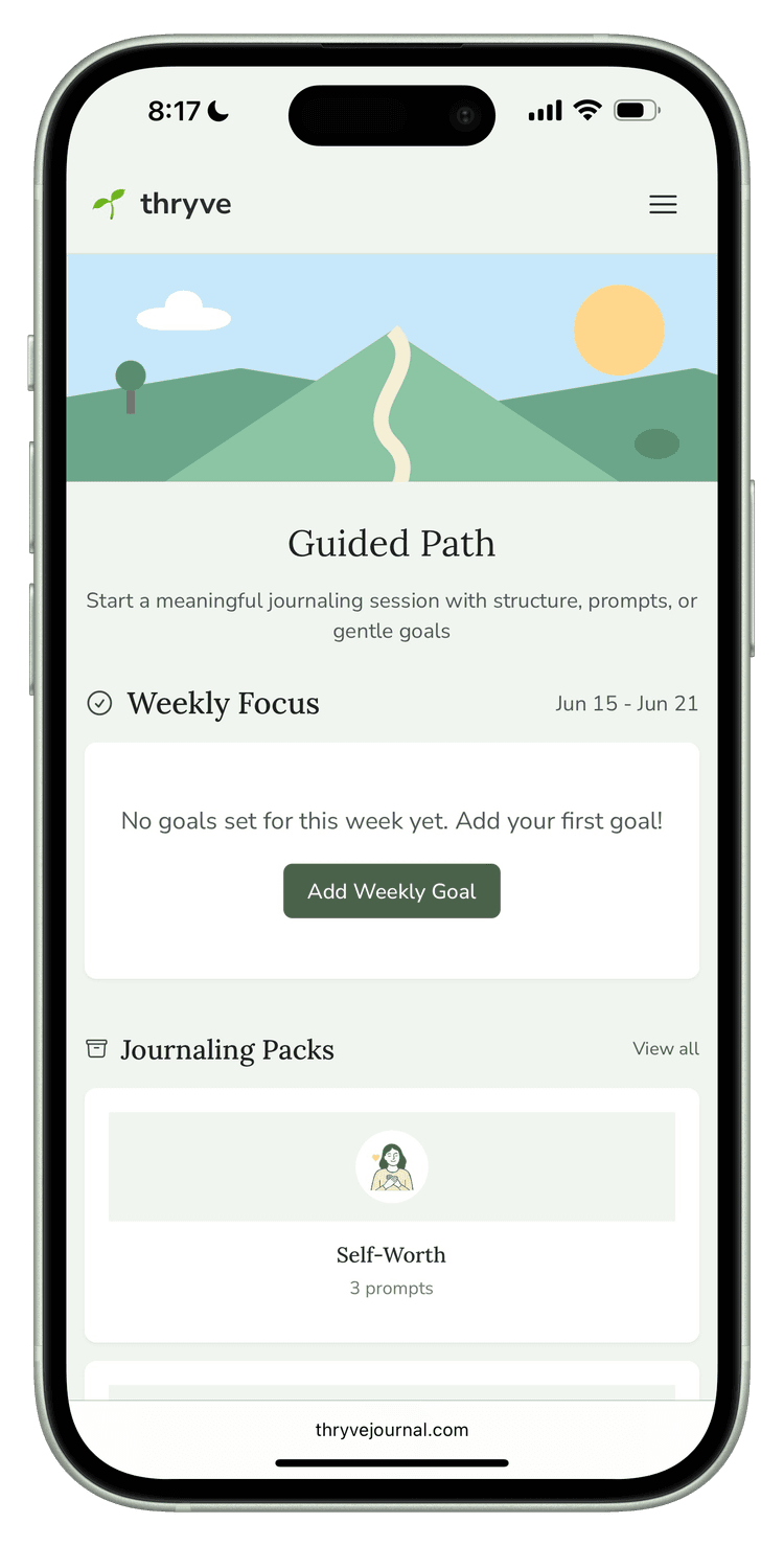 Thryve AI Journal App